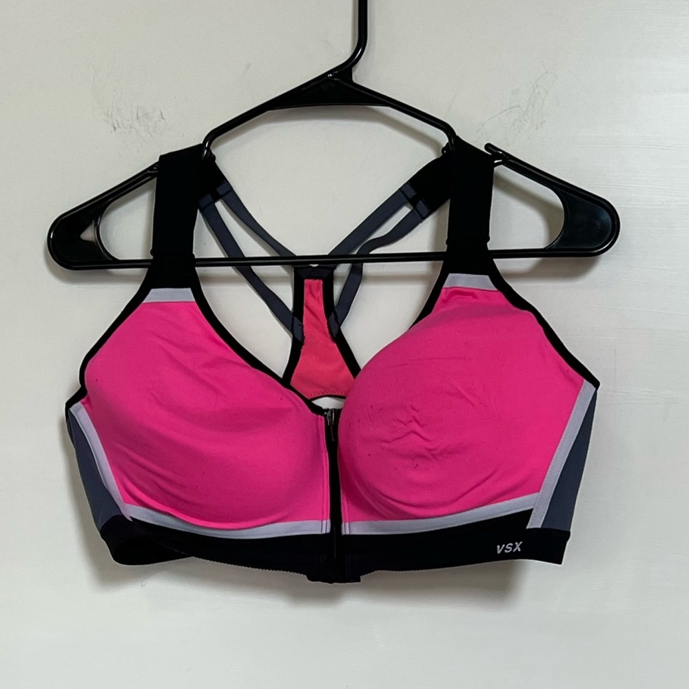 Victoria secret front close sports bra, size 38D